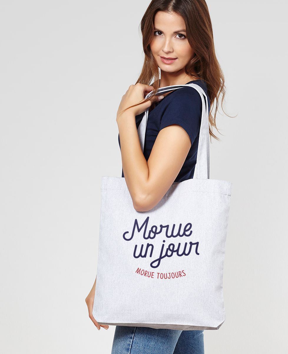 Tote bag Morue un jour
