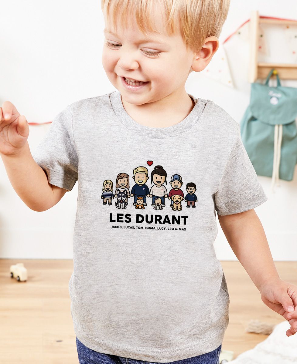 Shirt Personnalisé Tee Shirt Personnalisé Enfant T-Shirt ENFANT
