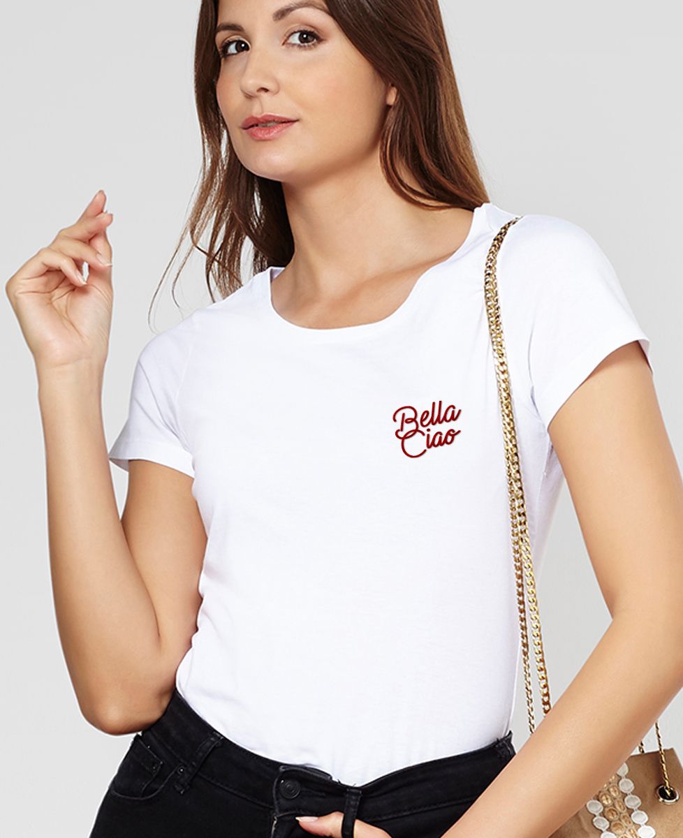 T-Shirt femme Bella Ciao (brodé)