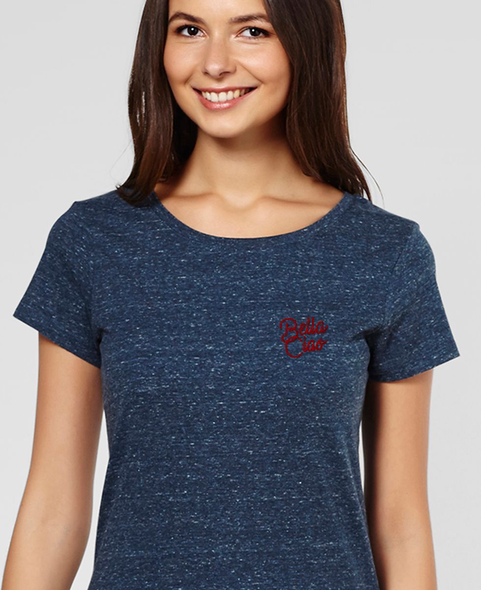 T-Shirt femme Bella Ciao (brodé)