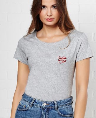 T-Shirt femme Bella Ciao (brodé)