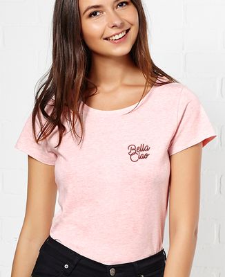T-Shirt femme Bella Ciao (brodé)