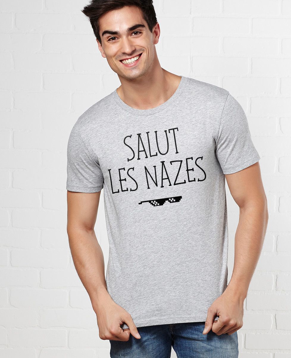 T-shirt homme Salut les nazes