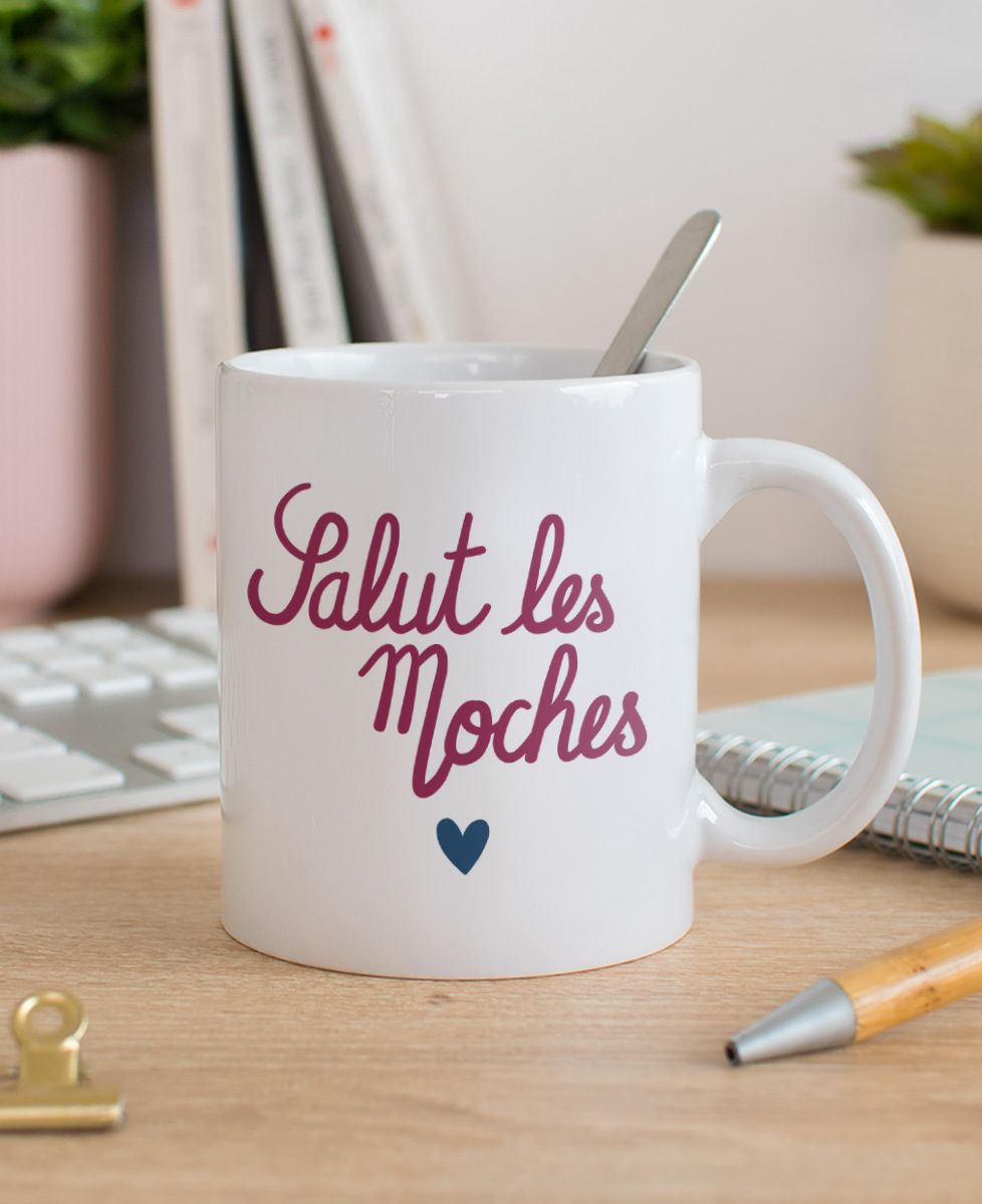 Mug Salut les moches coeur
