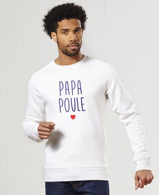 Sweatshirt homme Papa poule - Cadeaux Papa, Duo assortis