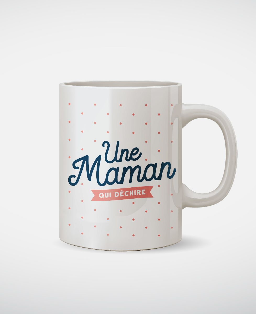 Mug Maman qui déchire - Cadeaux Maman, Future Maman