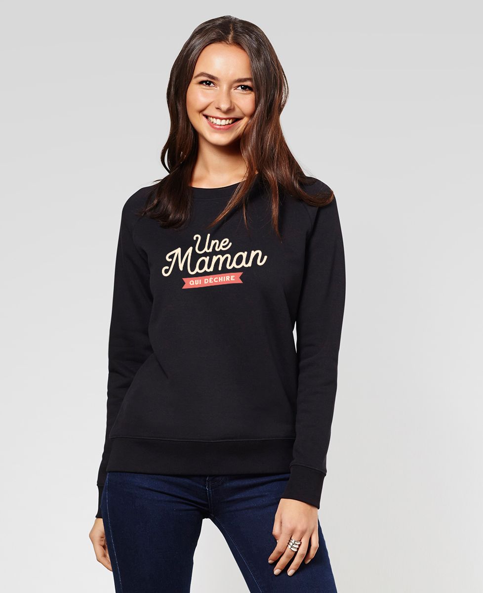 Sweatshirt femme Maman qui déchire