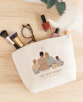 Pouches & makeup bags Custom back family