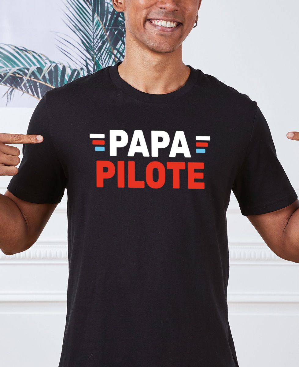 T-shirt Pilote D’hélicoptère – Cadeau Pour Hommes, Pères, Fans D’aéronautique – Coupe Classique