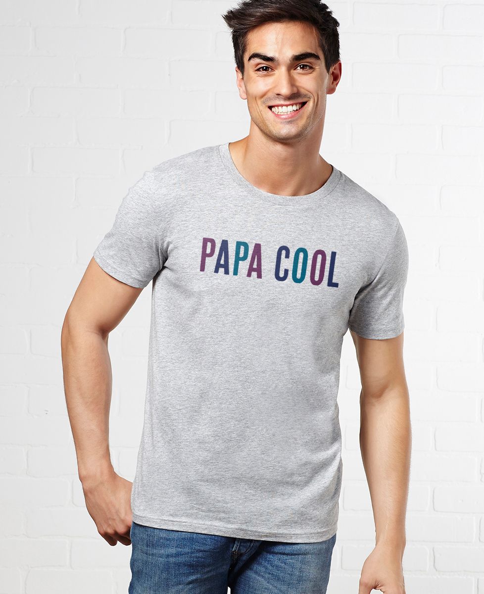T-Shirt homme Papa - Maman - Bébé cool
