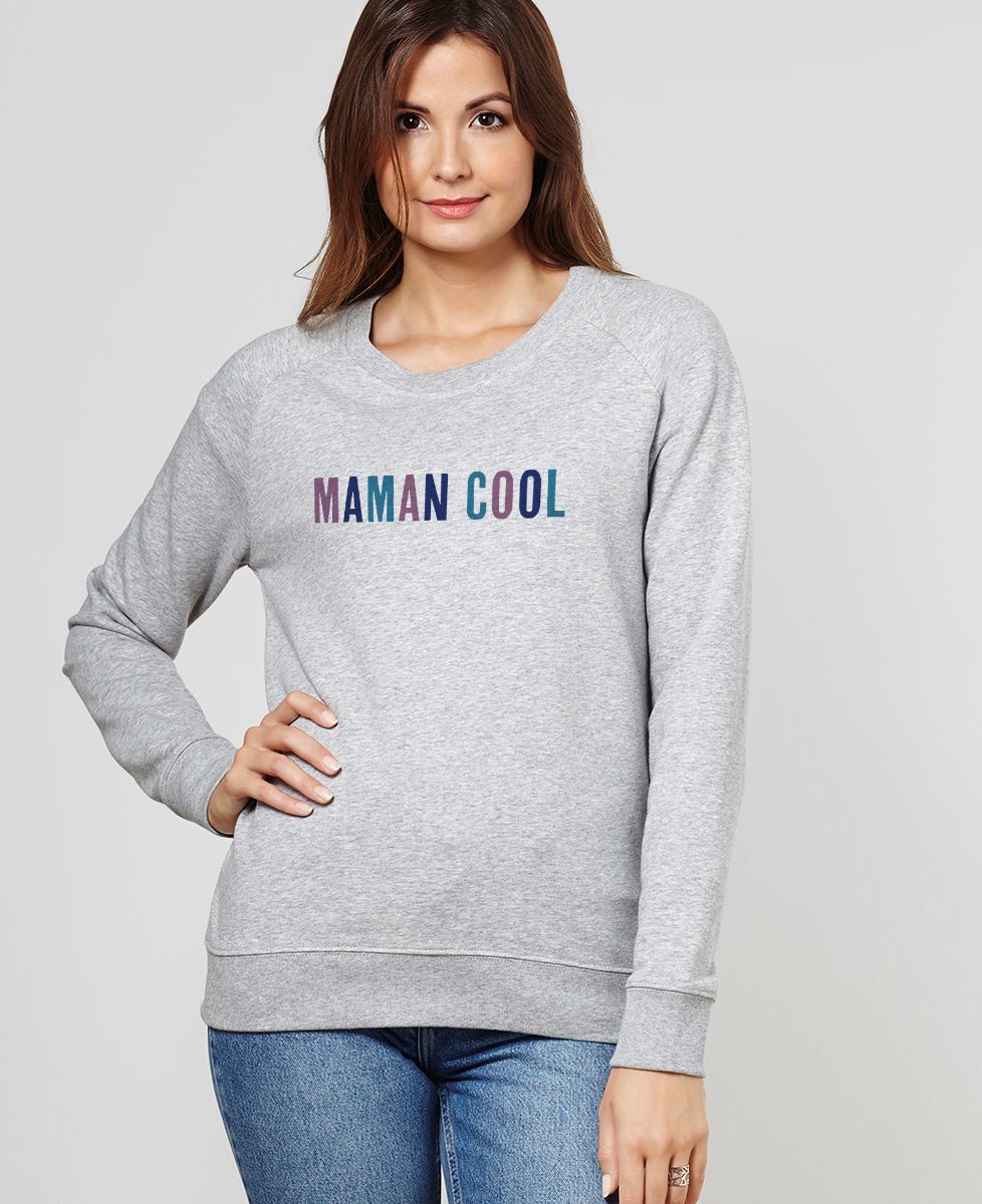 Sweatshirt femme Papa - Maman - Bébé cool
