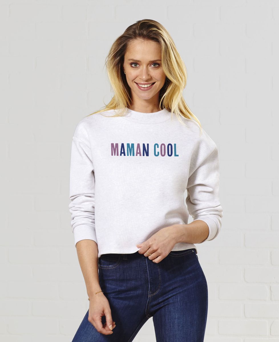 Sweatshirt femme Papa - Maman - Bébé cool