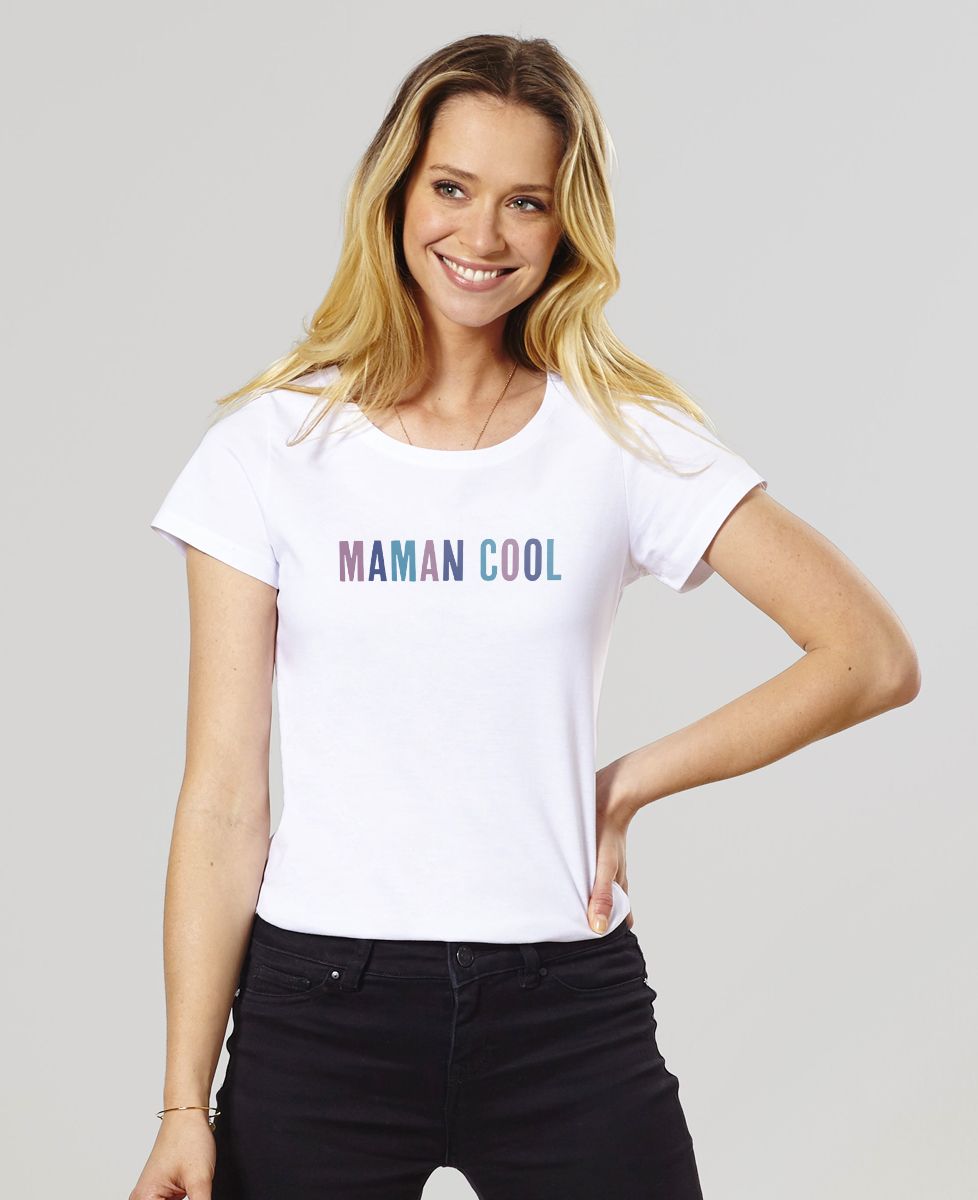 T-Shirt femme Papa - Maman - Bébé cool
