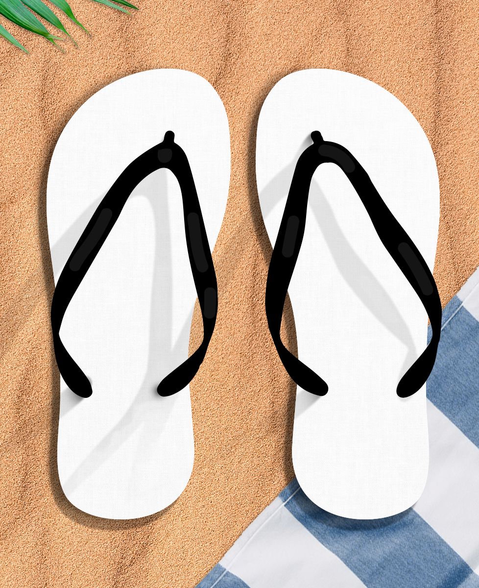 Chanclas unisex Diseño personalizado de pictogramas - EVG, EVJF y Boda