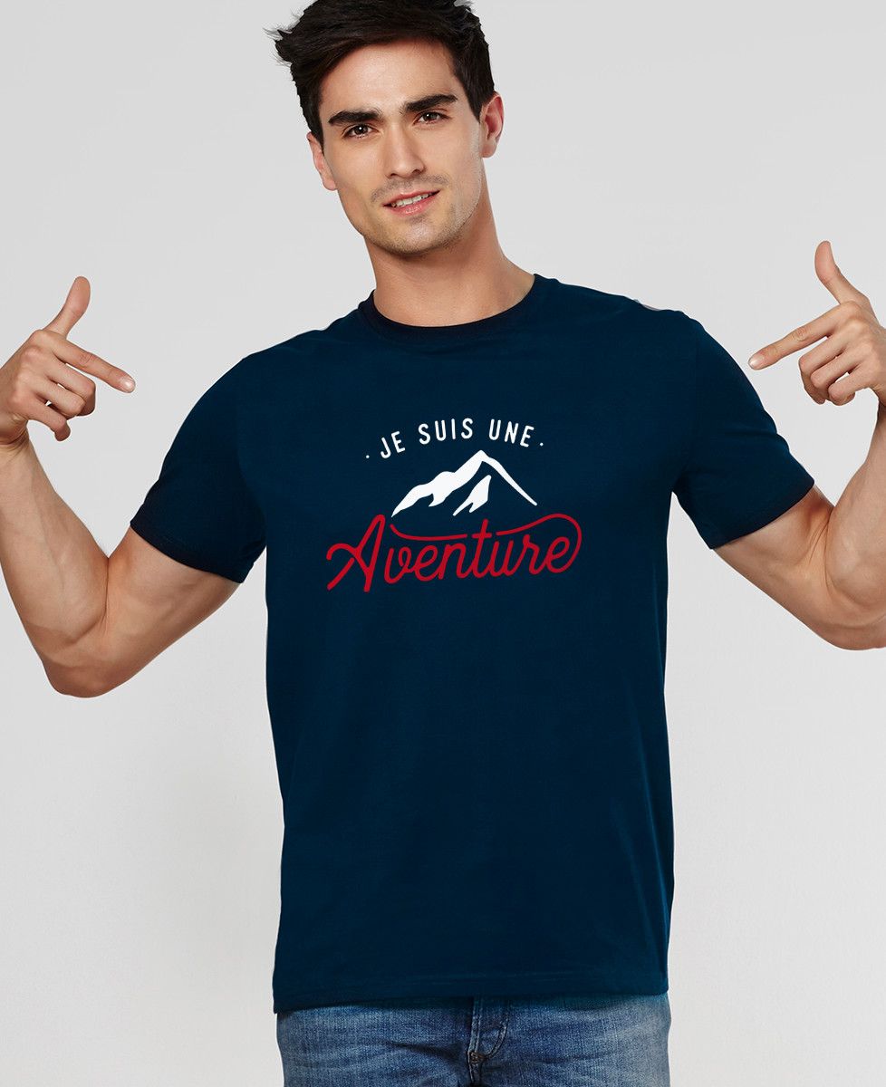 T-shirt homme Je suis une aventure