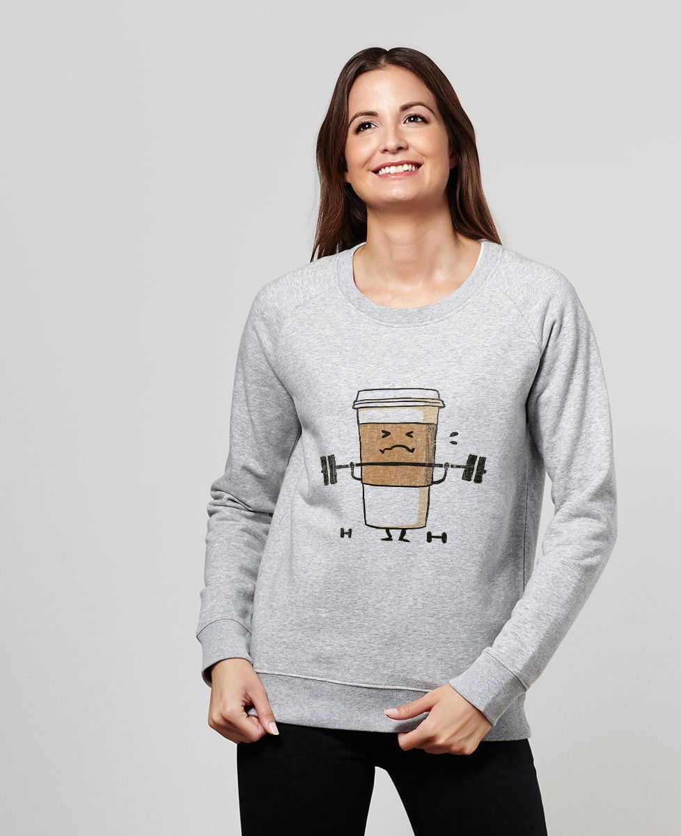 Sweatshirt femme Strong coffee