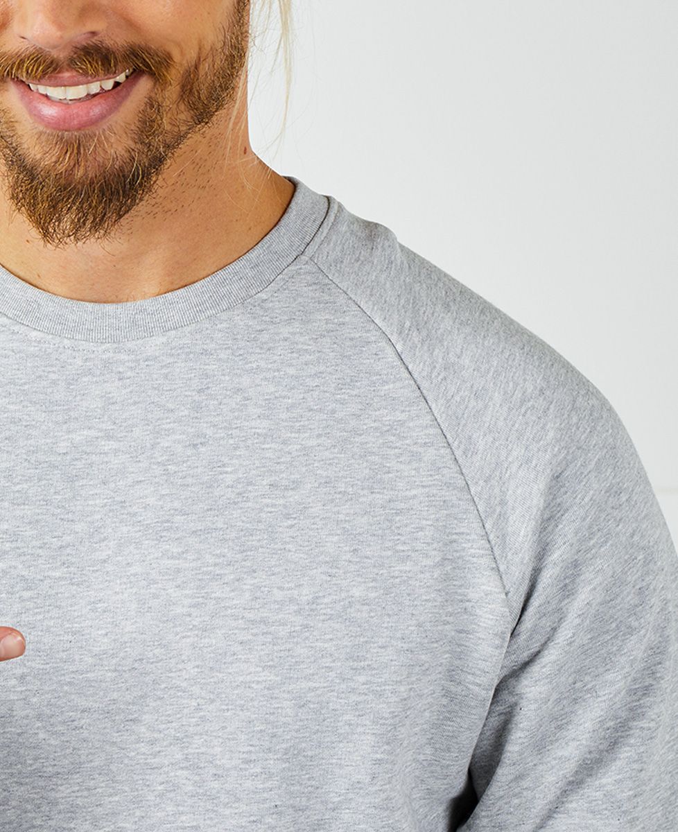 Sweatshirt Mann Vorderansicht der Superheldenfamilie