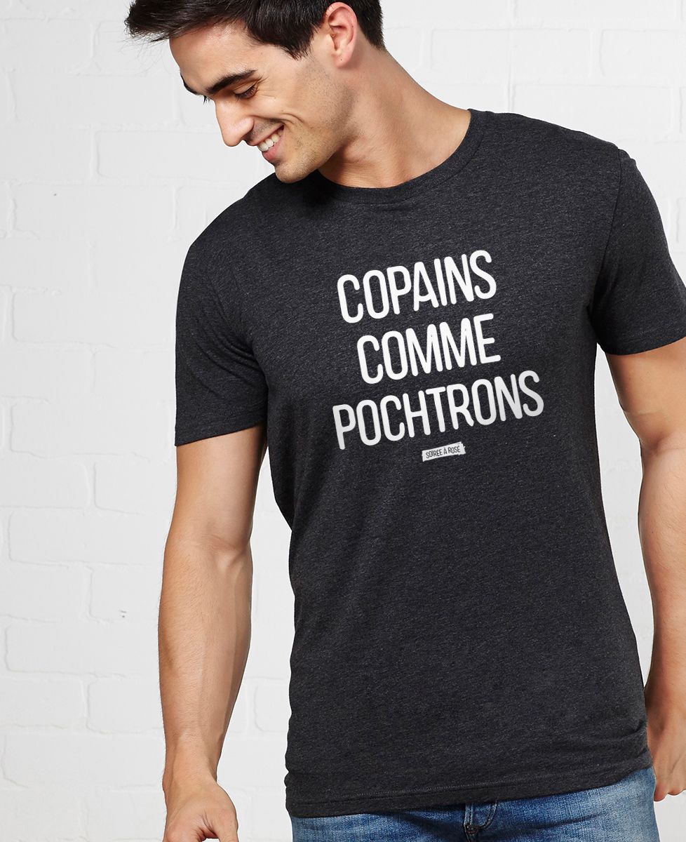 T-shirt homme Copains comme pochtrons - Apéro