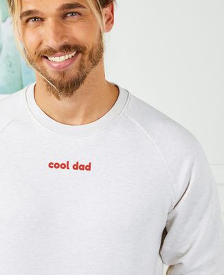 Men's sweatshirt Cool dad (embroidered)