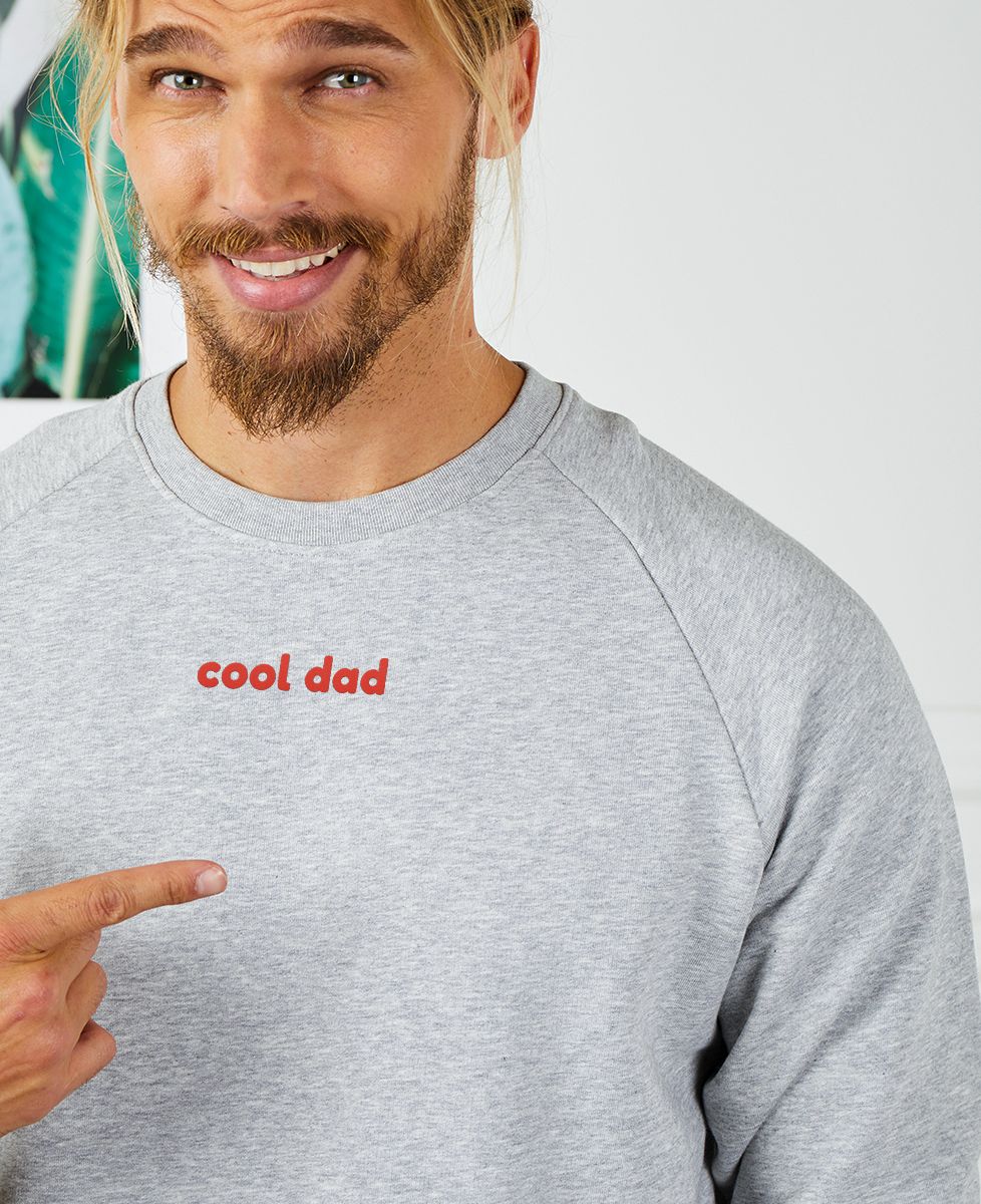 Sweatshirt Mann Cool dad (gestickt)