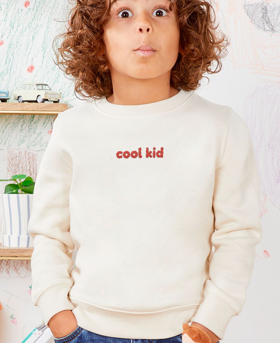 Sweatshirt Kind Cool kid (gestickt)