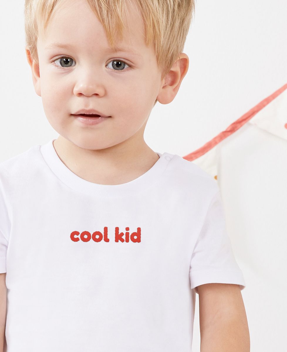 T-Shirt Baby Cool kid (gestickt)