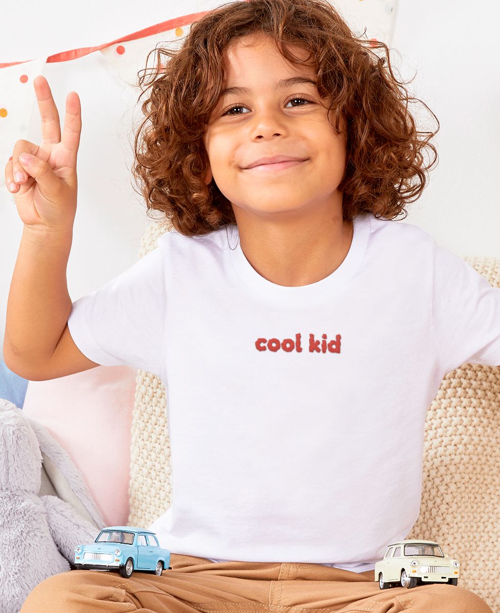 Child T-Shirt Cool kid (embroidered)