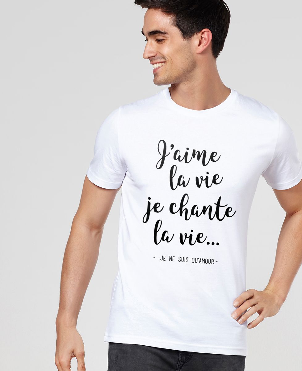 T-Shirt homme J'aime la vie