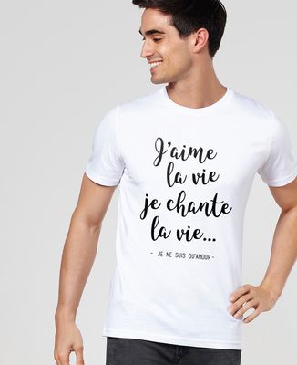 T-Shirt homme J'aime la vie
