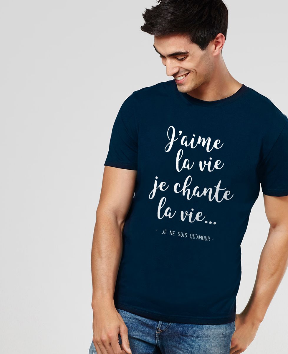 T-Shirt homme J'aime la vie