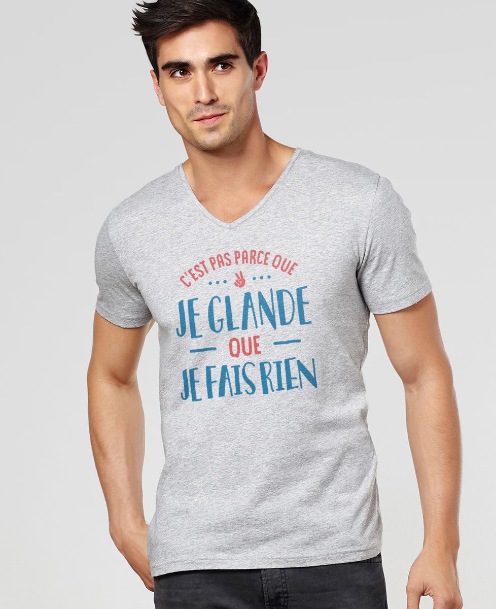 T-Shirt homme Je glande