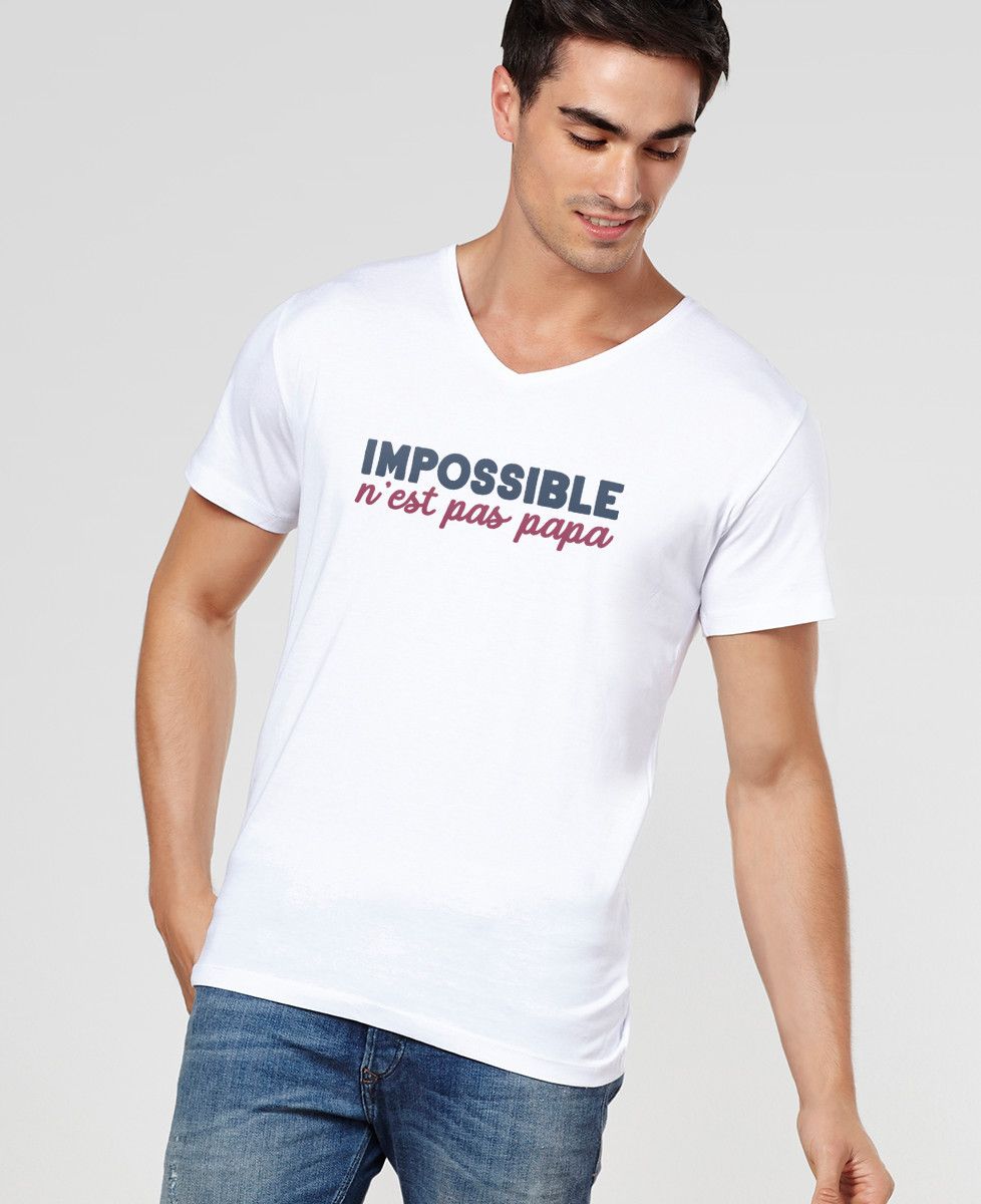T-Shirt homme Impossible n'est pas Papa
