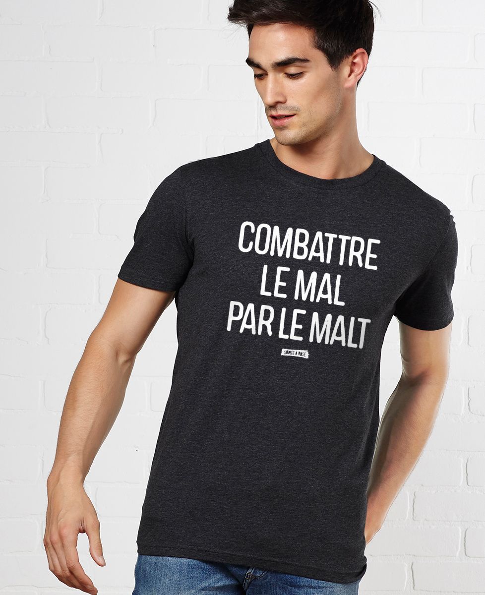 T-Shirt homme Le mal par le malt