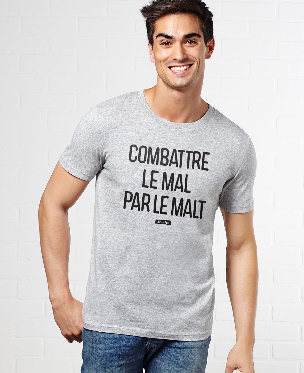 T-Shirt homme Le mal par le malt
