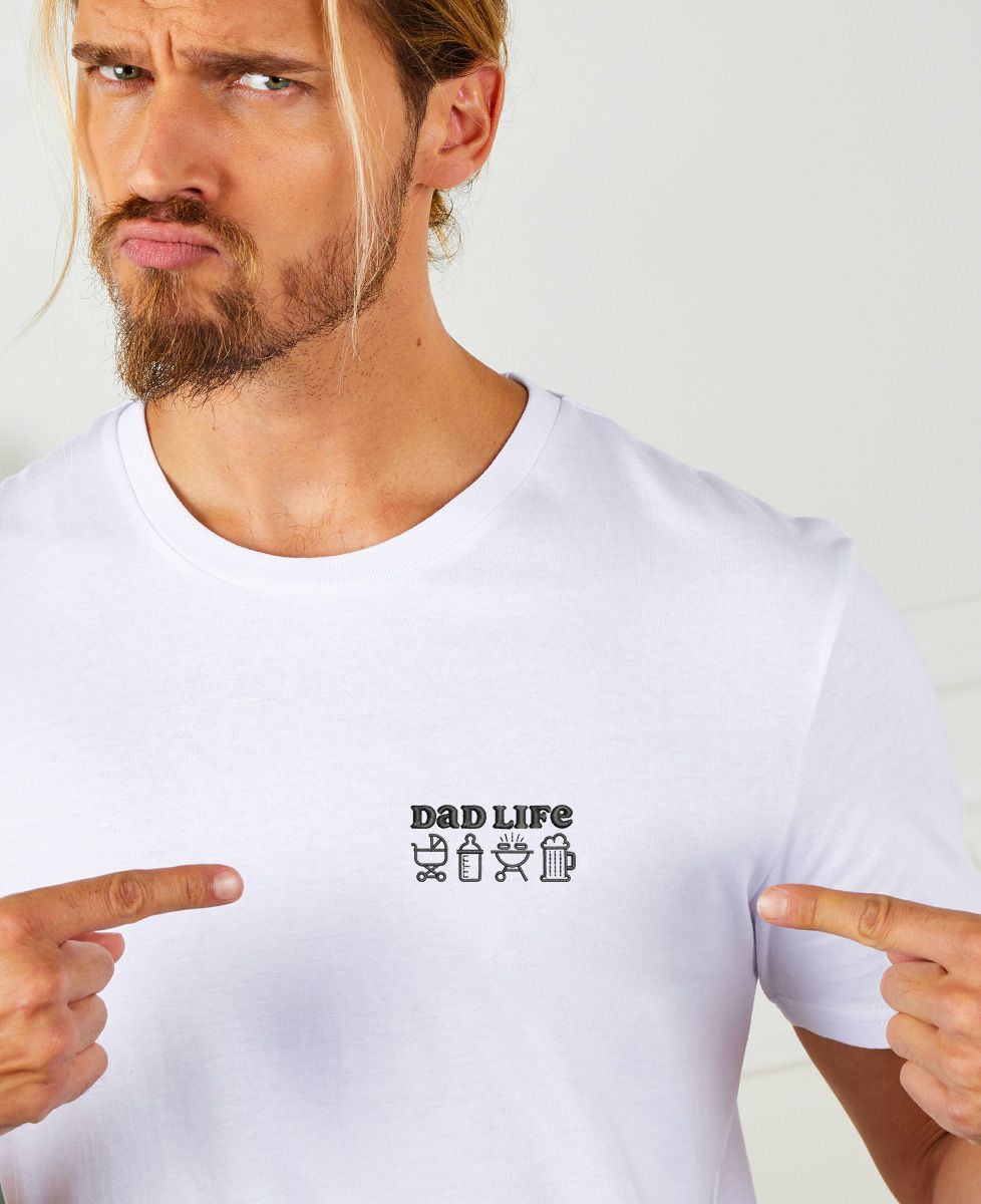 Men's T-Shirt Dad Life (embroidered)