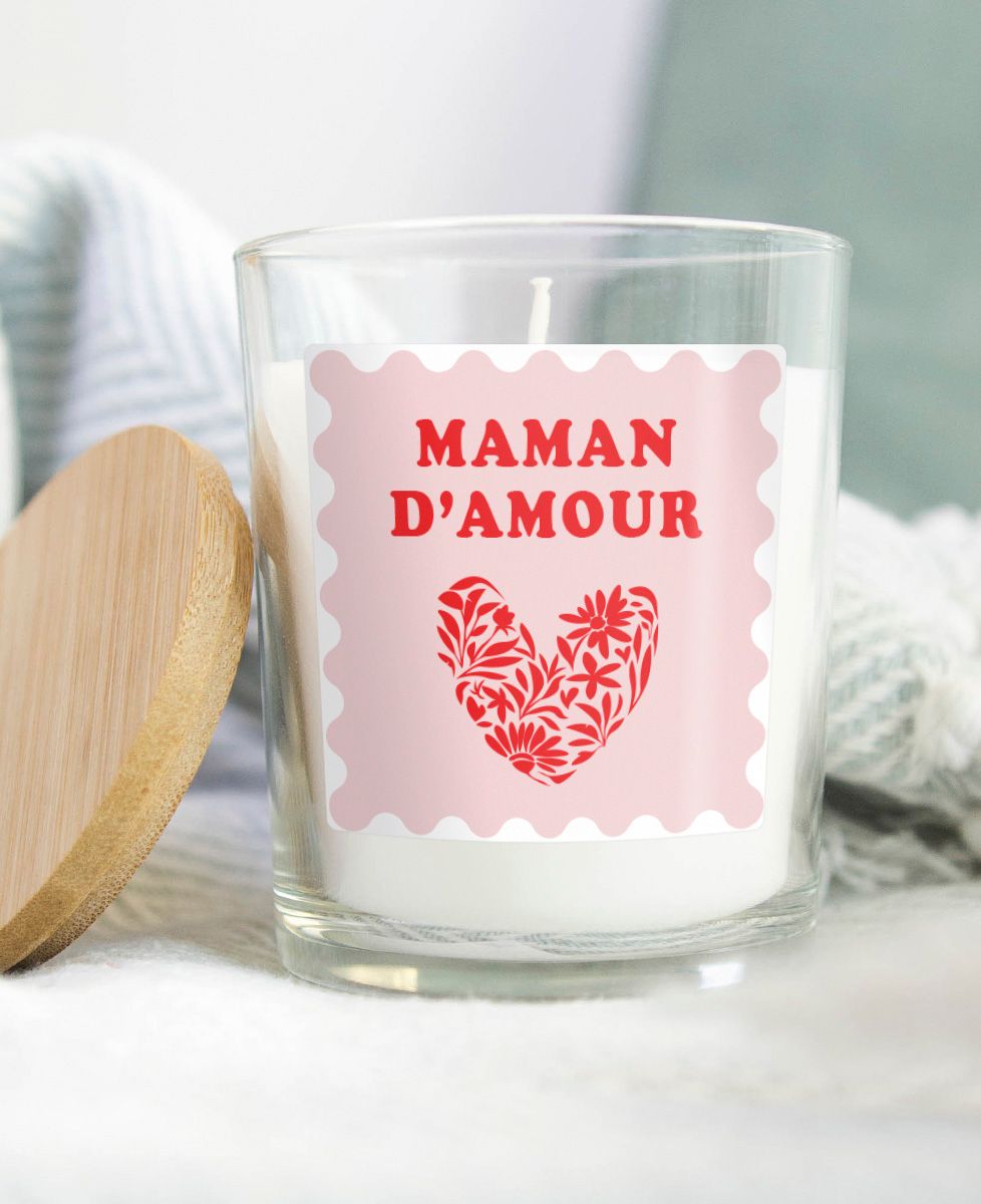 Bougie Maman d'amour - Cadeaux Maman