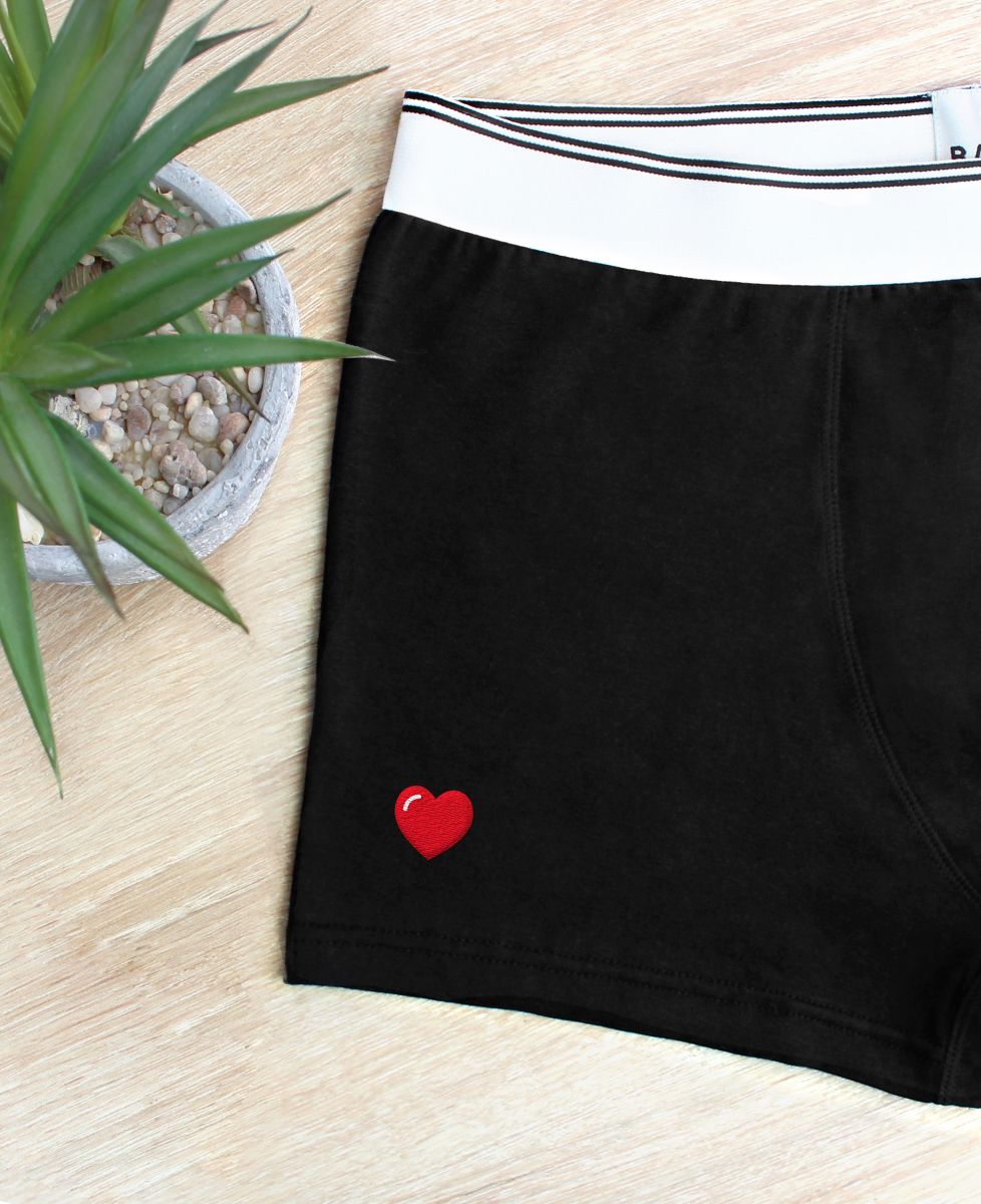 Boxers Heart (embroidered) - Couple gifts