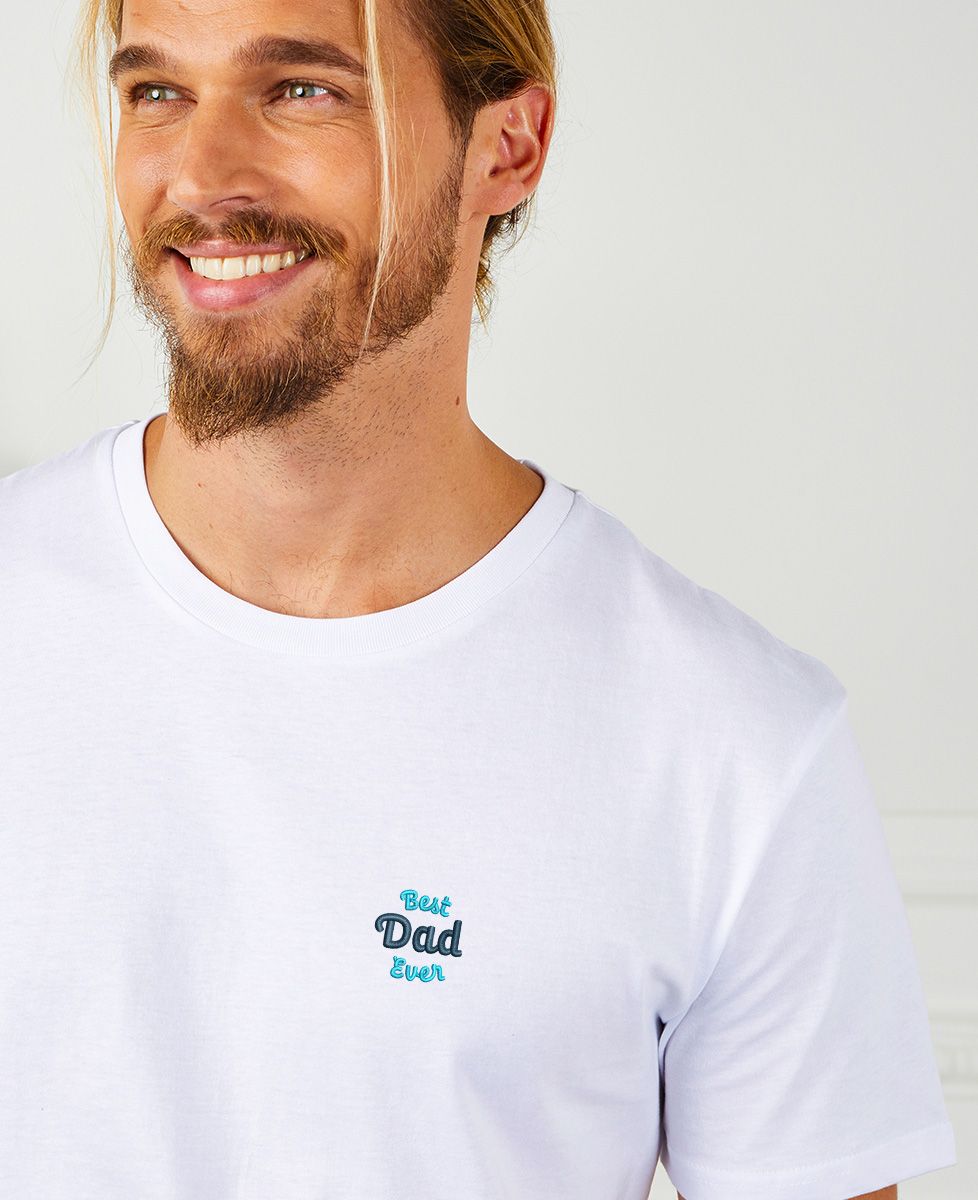 T-shirt per lui Il miglior papà di sempre (ricamato)