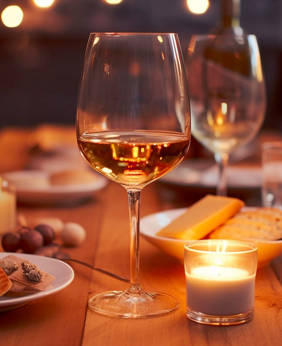 Verre à vin Photo et Texte gravés