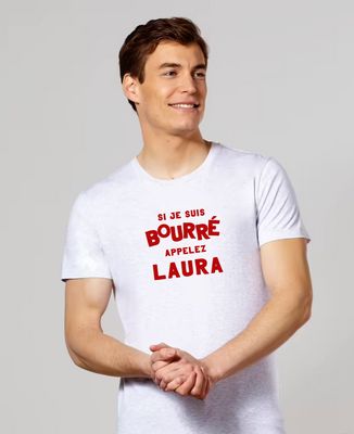 T-shirt homme Si je suis bourré personnalisé - Apéro, Cadeaux Couple, Duo assortis, EVJF
