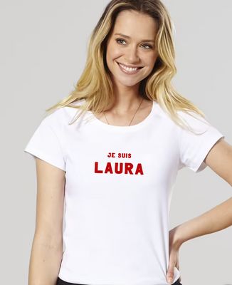 T-shirt femme Je suis prénom personnalisé - Apéro, Cadeaux Couple, Duo assortis, EVJF