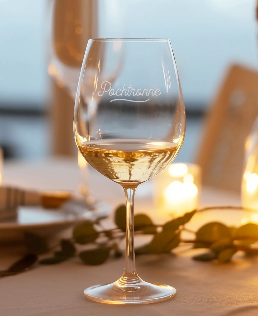 Verre à vin Pochtronne (gravé) - Apéro, Mariage