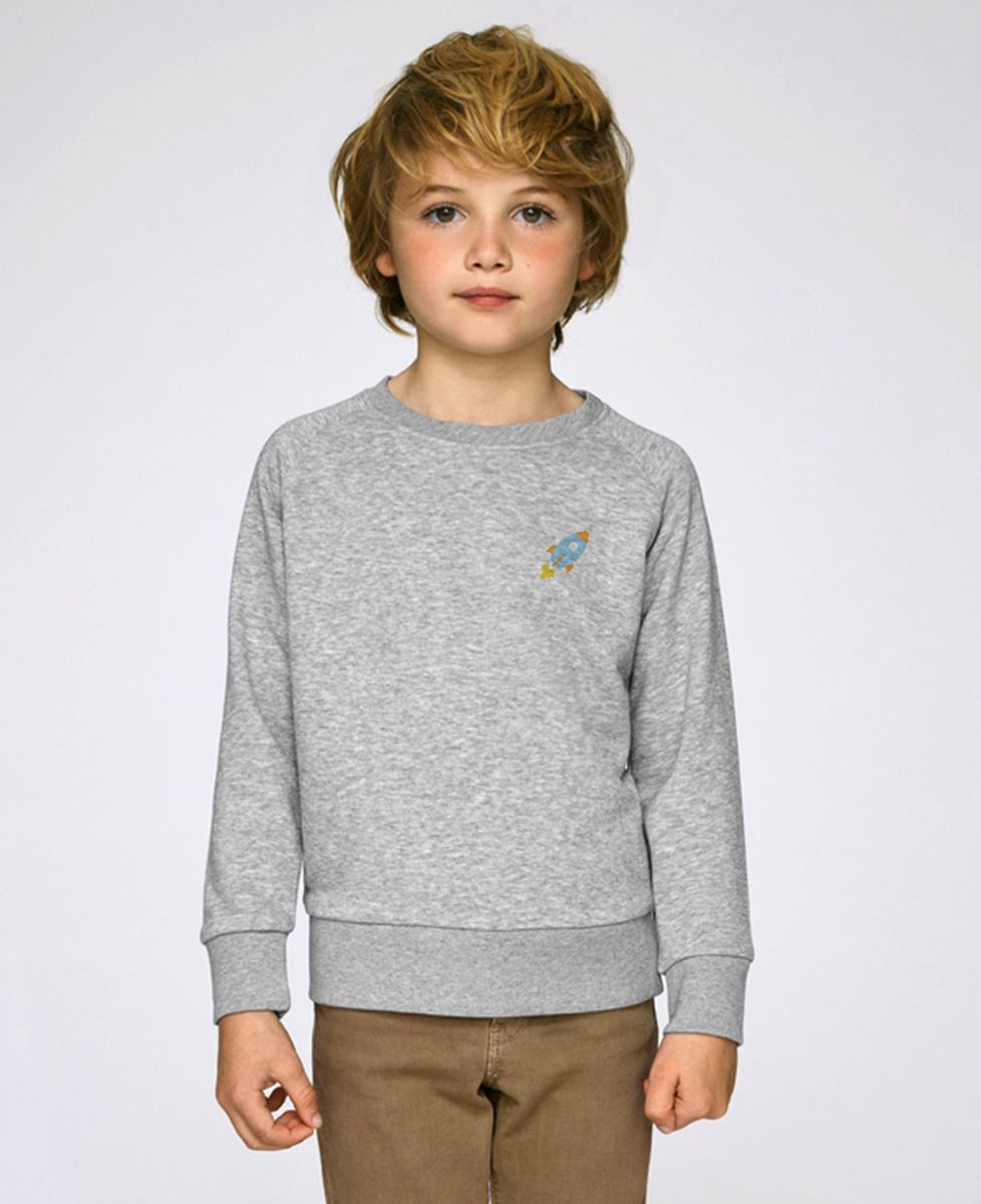 Sweatshirt enfant Fusée (brodé)