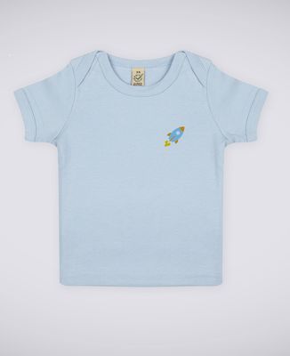 T-Shirt bébé Fusée (brodé)