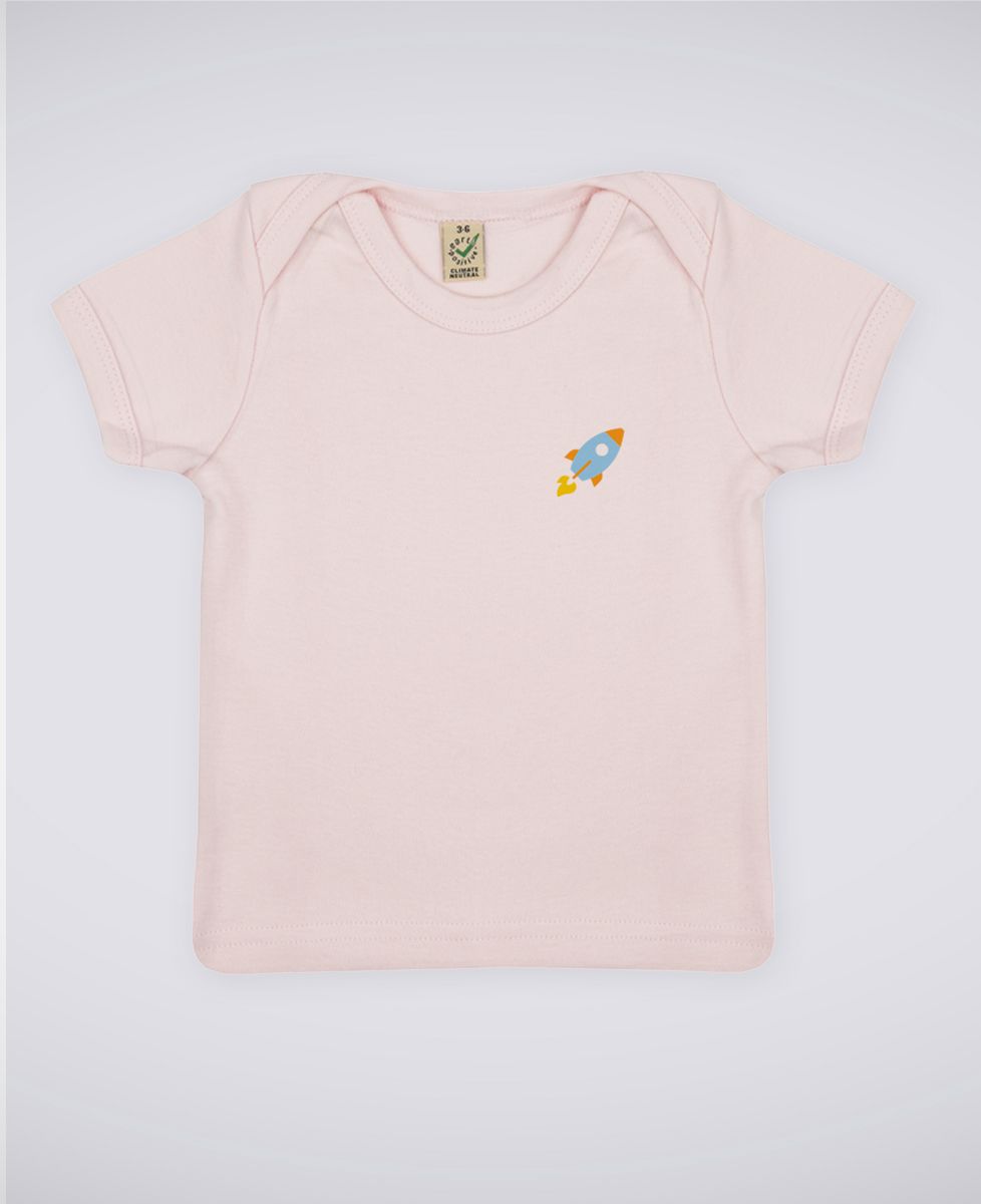 T-Shirt bébé Fusée (brodé)