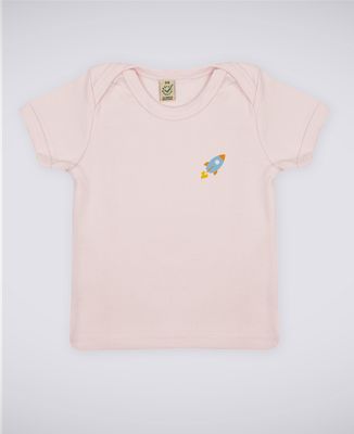 T-Shirt bébé Fusée (brodé)