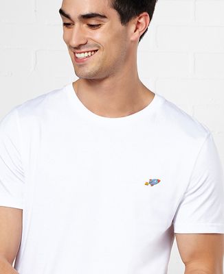 T-Shirt für Männer Rakete (bestickt) - Sport