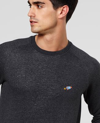 Sweatshirt homme Fusée (brodé)