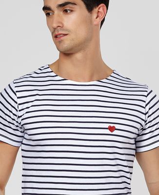 T-Shirt homme Coeur (brodé)