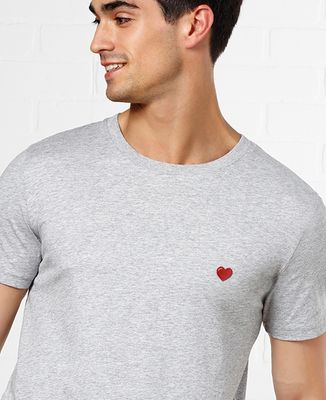 T-Shirt homme Coeur (brodé)